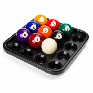 Balltablett für 16 Pool-Kugeln